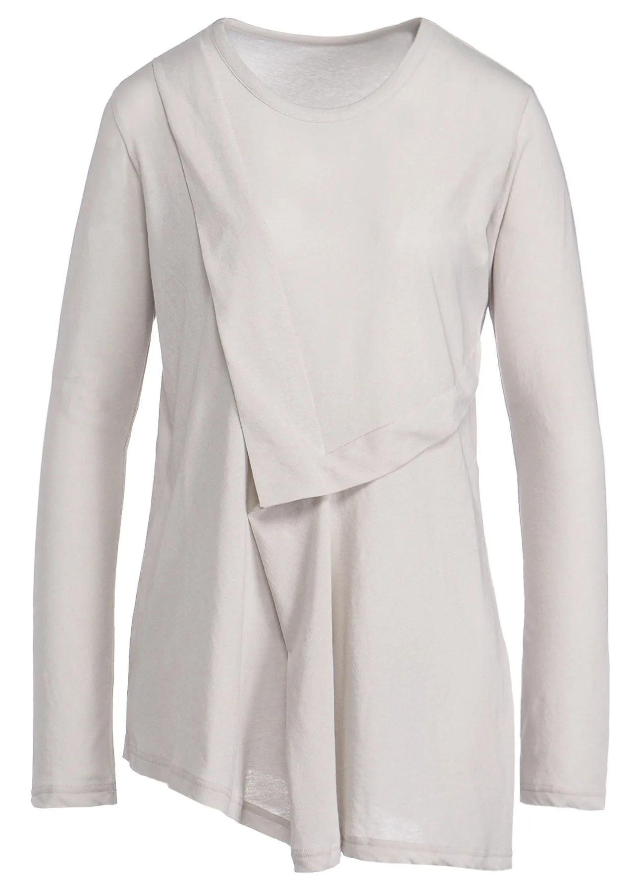 HIGH TWISTED SINGLE JERSEY TACK LONG SLEEVE sold by Yohji Yamamoto product image thumbnail 2