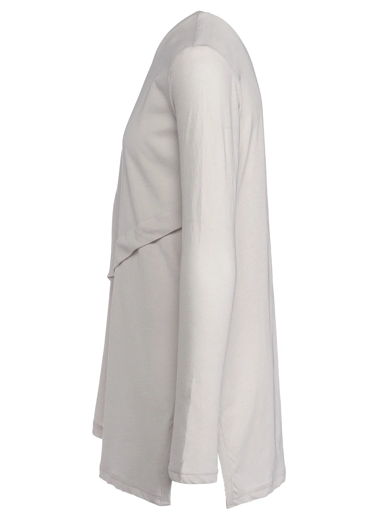 HIGH TWISTED SINGLE JERSEY TACK LONG SLEEVE sold by Yohji Yamamoto product image thumbnail 3