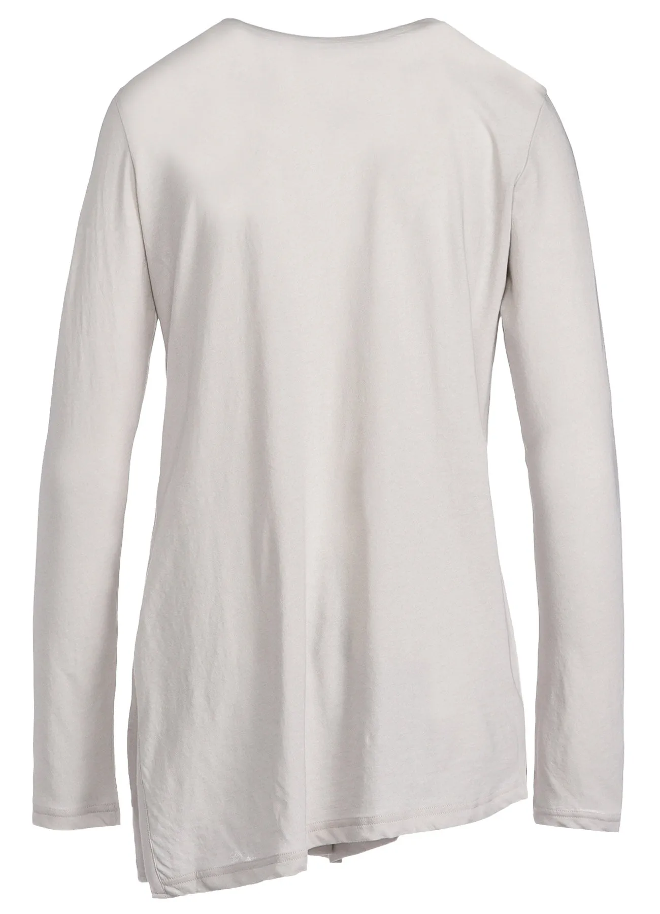 HIGH TWISTED SINGLE JERSEY TACK LONG SLEEVE sold by Yohji Yamamoto product image thumbnail 4