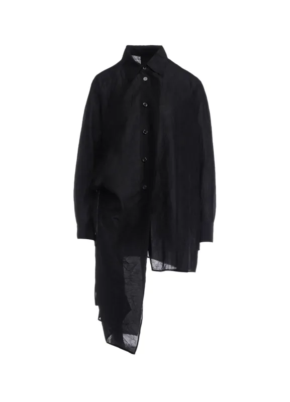 SI/C LAWN TACK LONG SHIRTS sold by Yohji Yamamoto