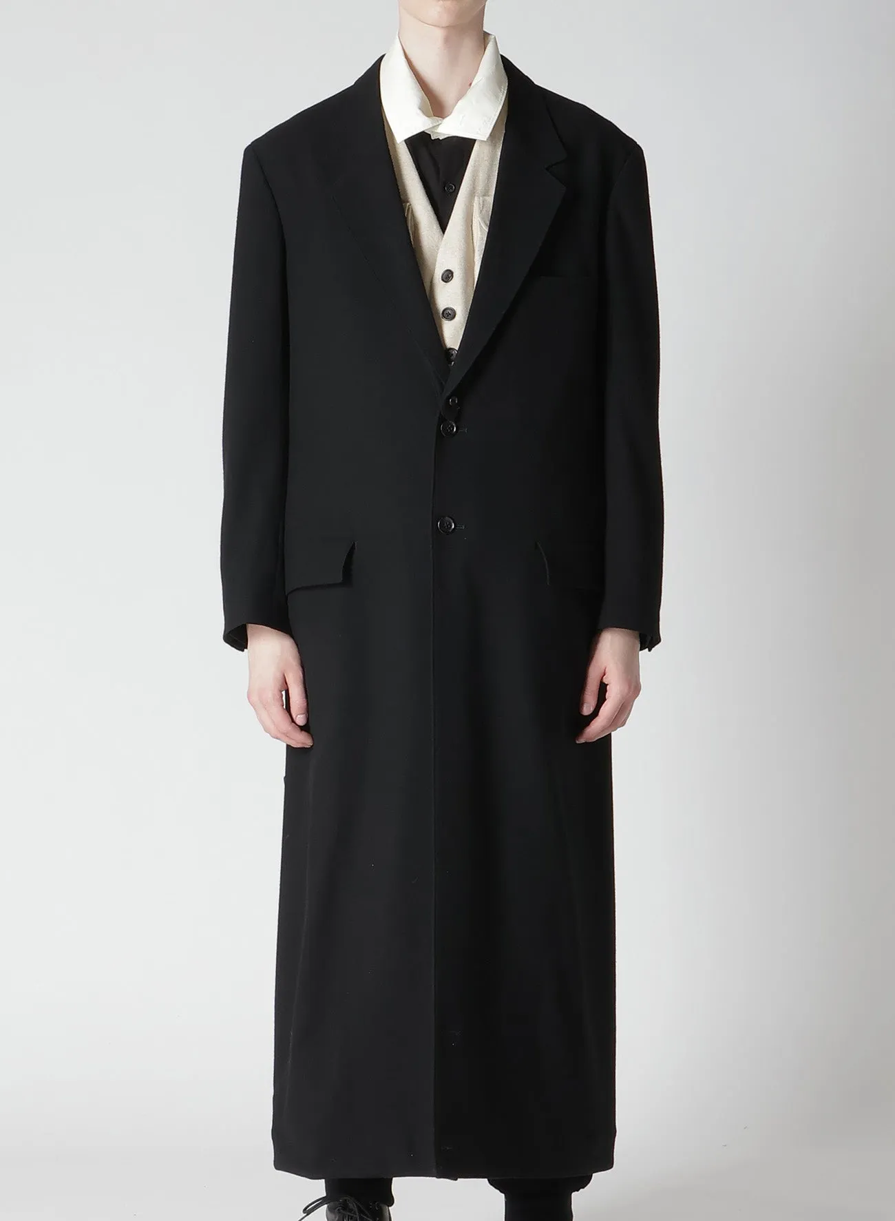 SPARE COLLAR LONG WIM JACKET sold by Yohji Yamamoto product image thumbnail 2