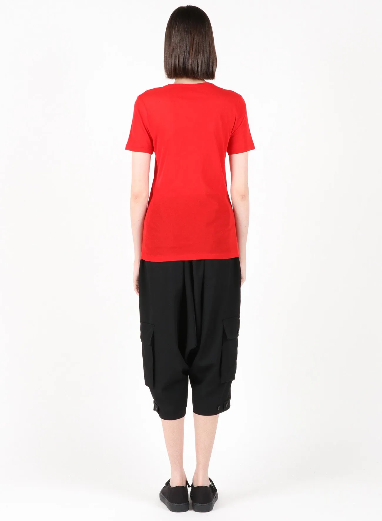 80/-COSMORAMA HIGH GAUGE PS ROUND NECK SHORT SLV sold by Yohji Yamamoto product image thumbnail 4
