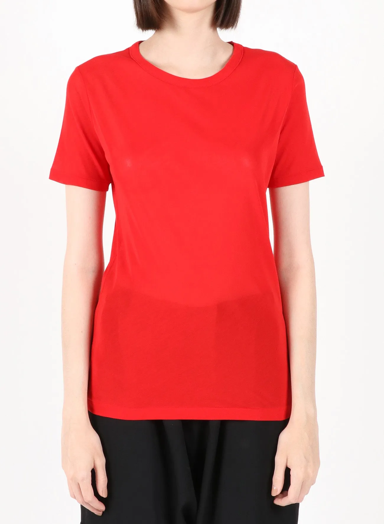 80/-COSMORAMA HIGH GAUGE PS ROUND NECK SHORT SLV sold by Yohji Yamamoto product image thumbnail 5