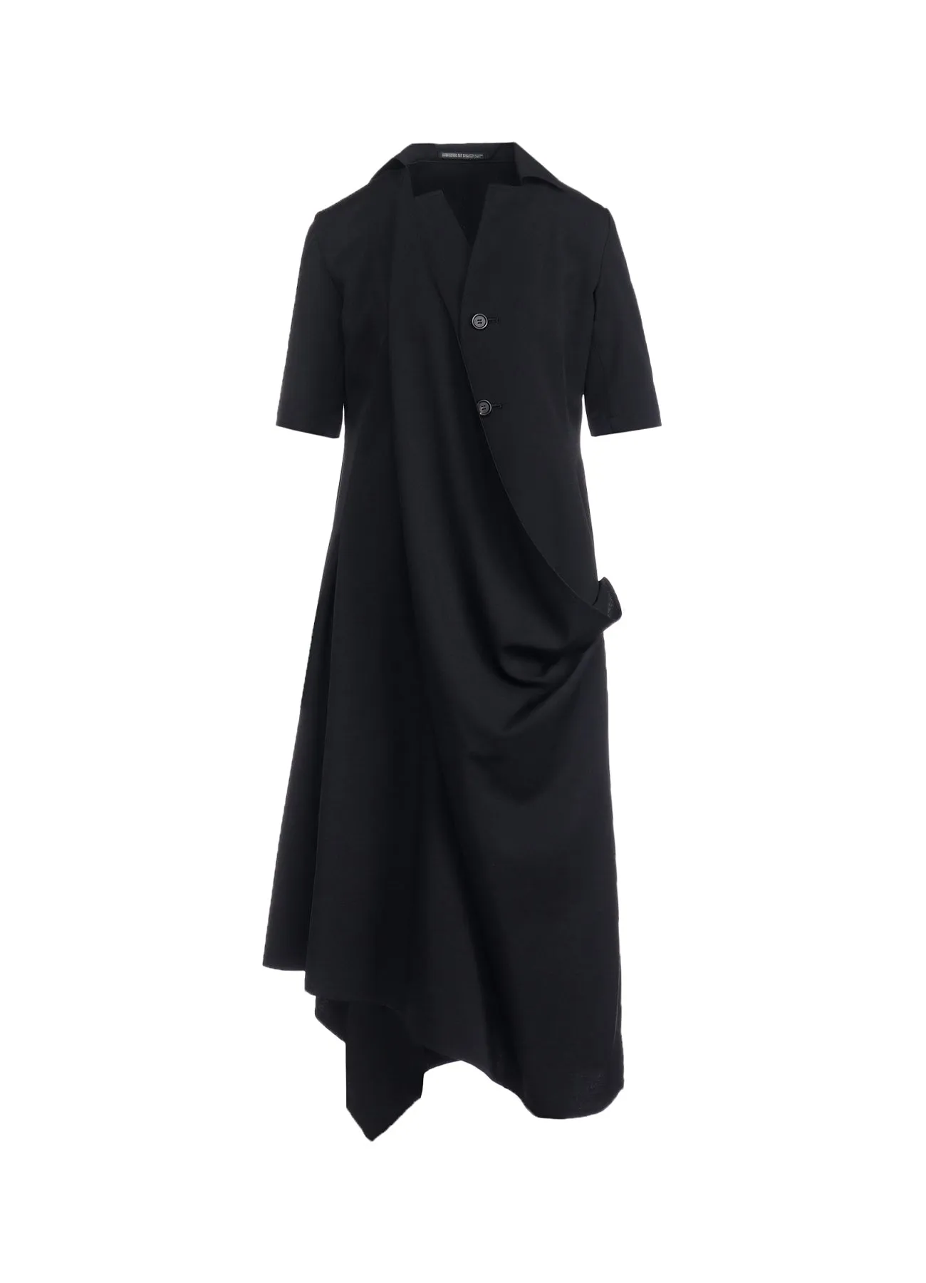GABARDINE DRAPED DRESSES sold by Yohji Yamamoto
