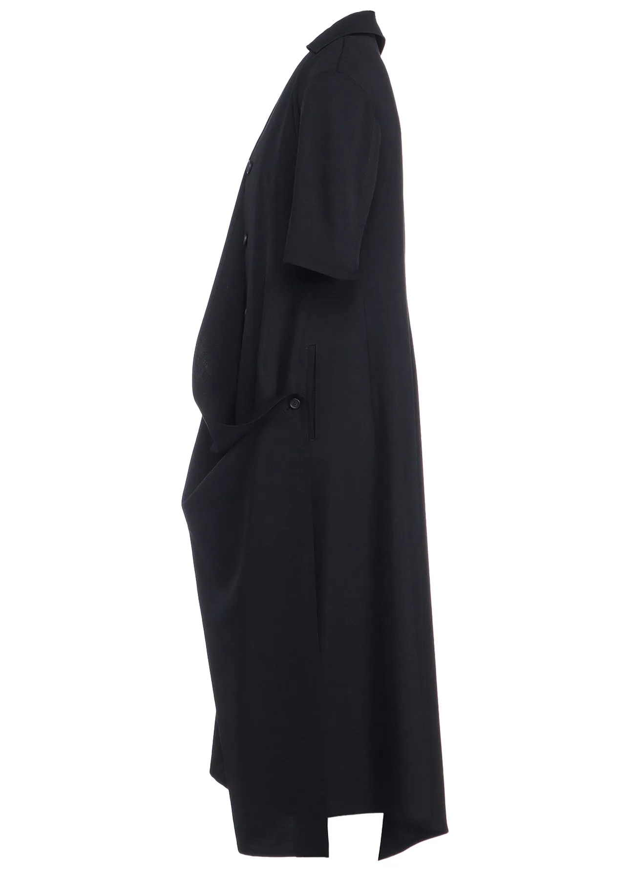 GABARDINE DRAPED DRESSES sold by Yohji Yamamoto product image thumbnail 3