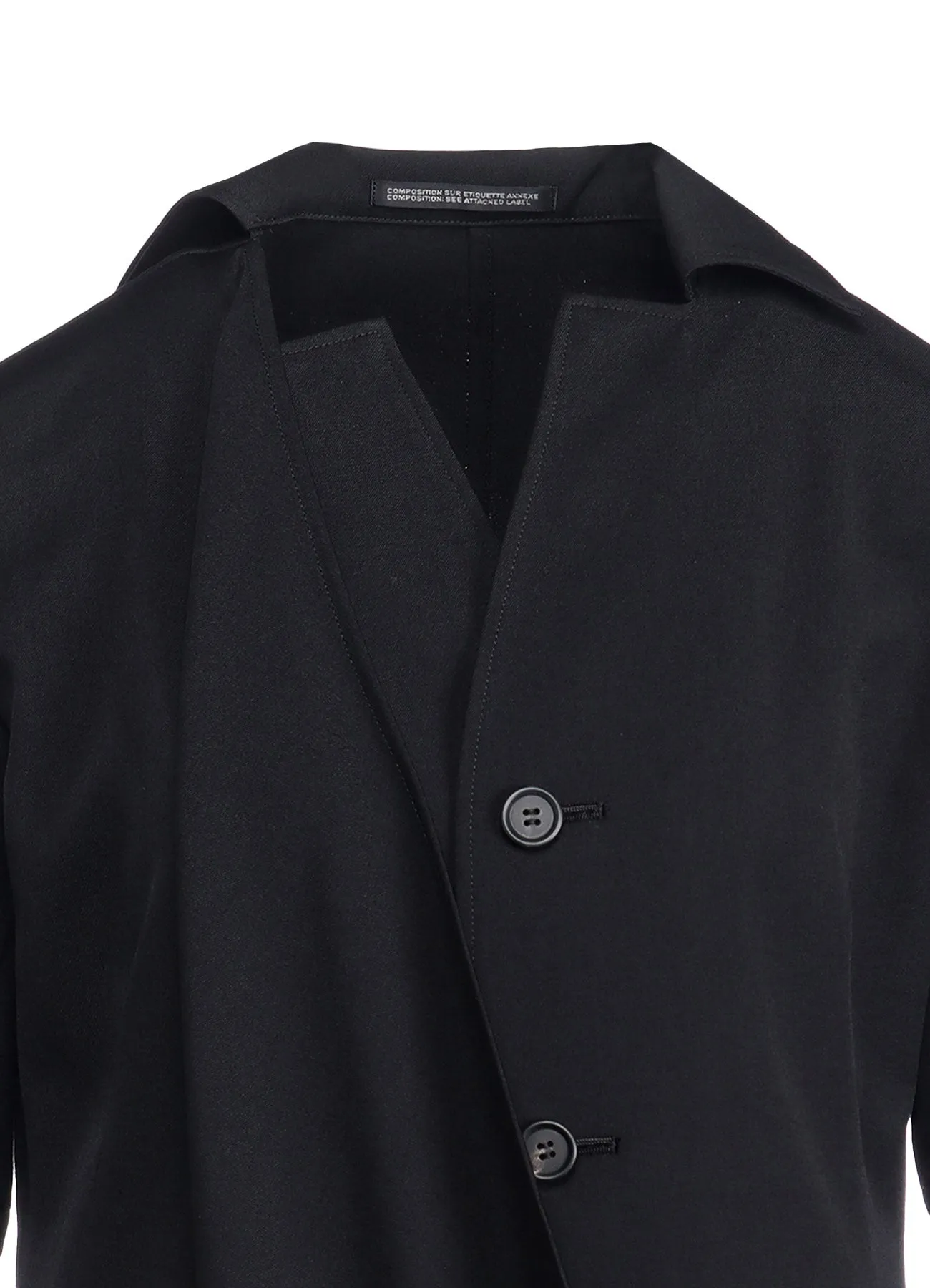 GABARDINE DRAPED DRESSES sold by Yohji Yamamoto product image thumbnail 5