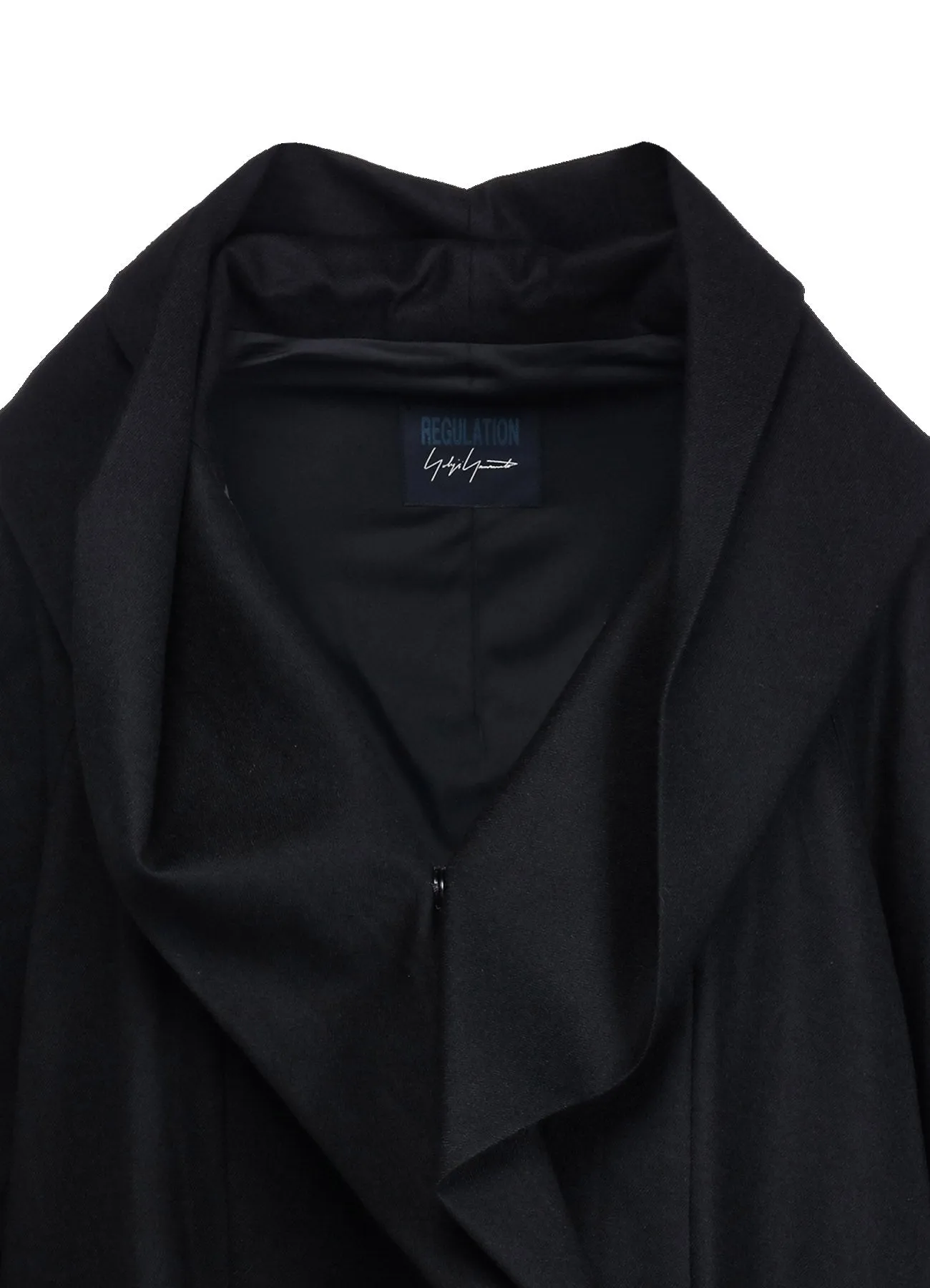 SAXONY R-HOODED CAPE COAT sold by Yohji Yamamoto product image thumbnail 5