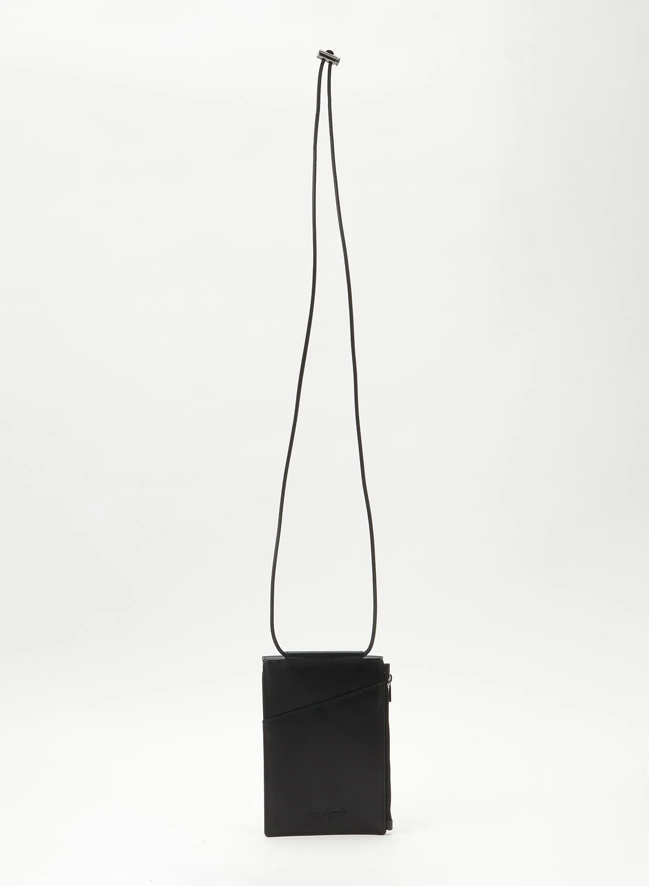 Tri-flap phone bag sold by Yohji Yamamoto product image thumbnail 5