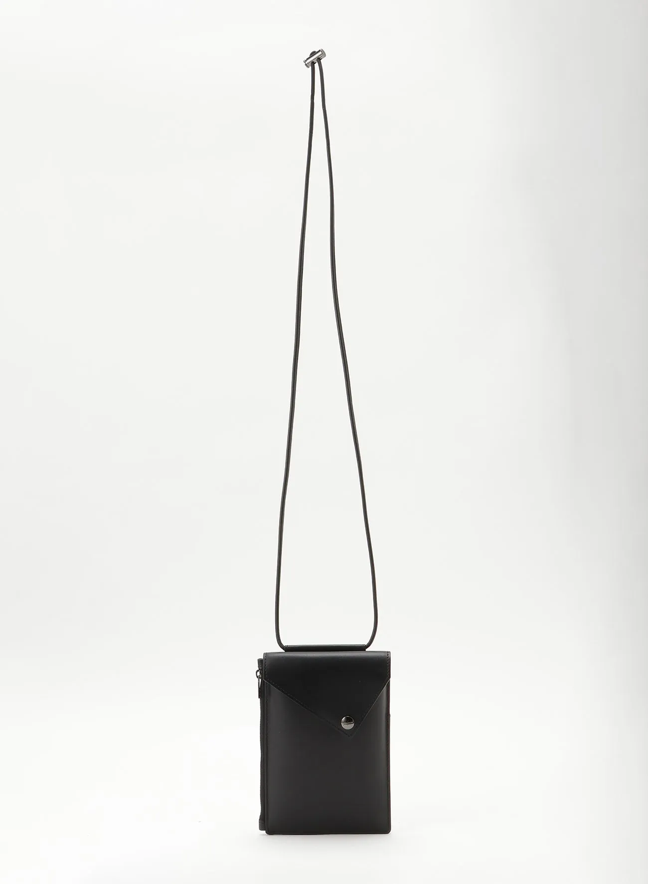 Tri-flap phone bag sold by Yohji Yamamoto product image thumbnail 2