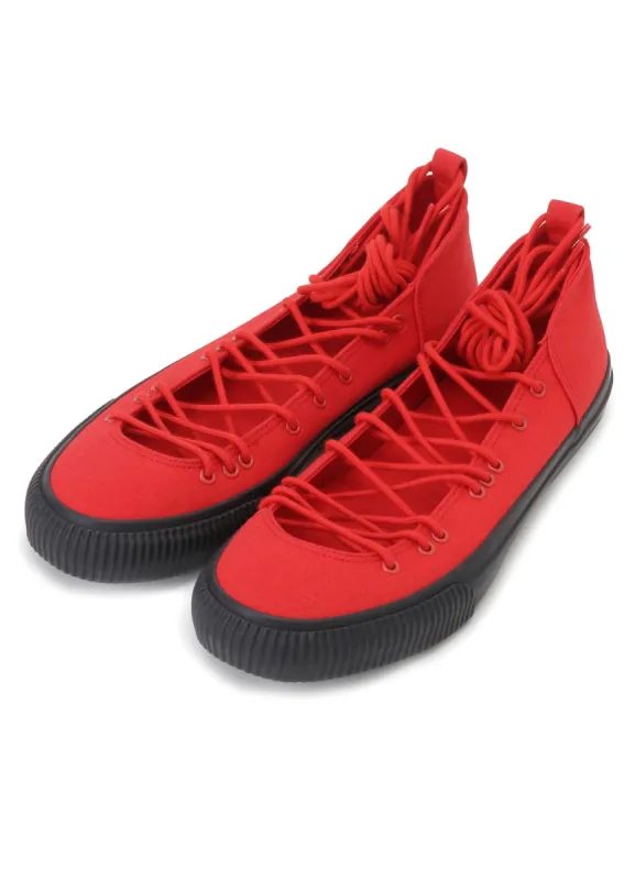 NO.9 CANVAS LACE-UP SNEAKERS sold by Yohji Yamamoto