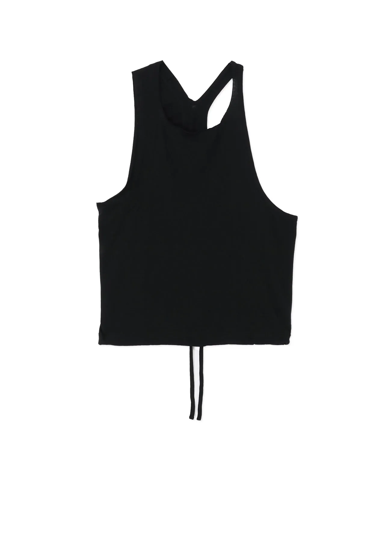 COTTON/LINEN PLAIN STITCH WIDE TANK TOP sold by Yohji Yamamoto