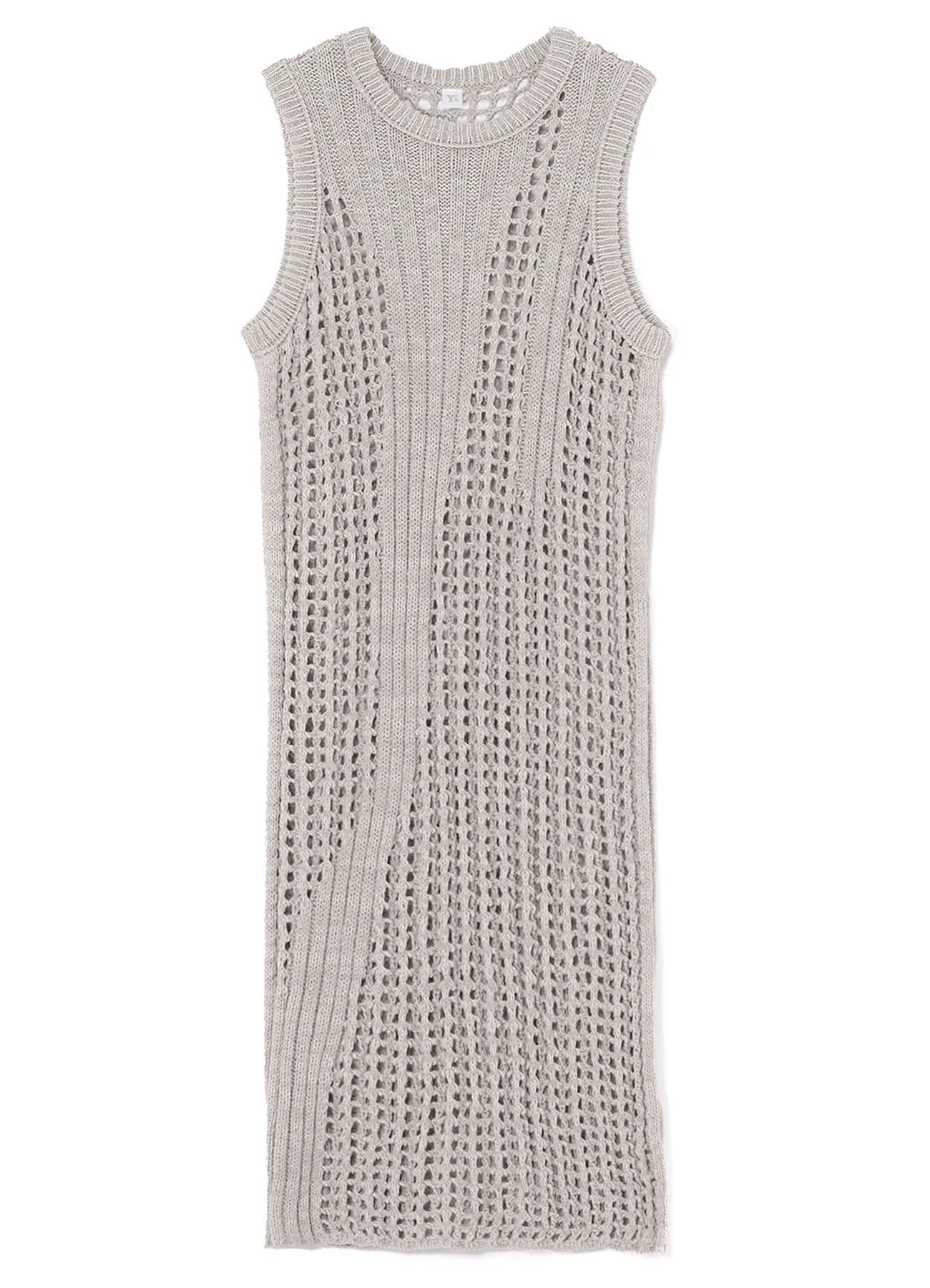 RIB STITCH/MESH SLEEVELESS DRESS sold by Yohji Yamamoto product image thumbnail 2