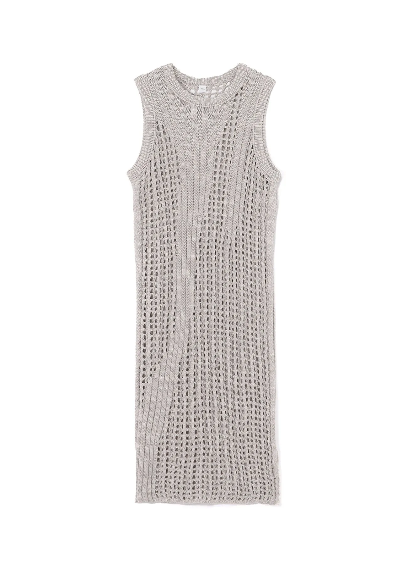 RIB STITCH/MESH SLEEVELESS DRESS sold by Yohji Yamamoto