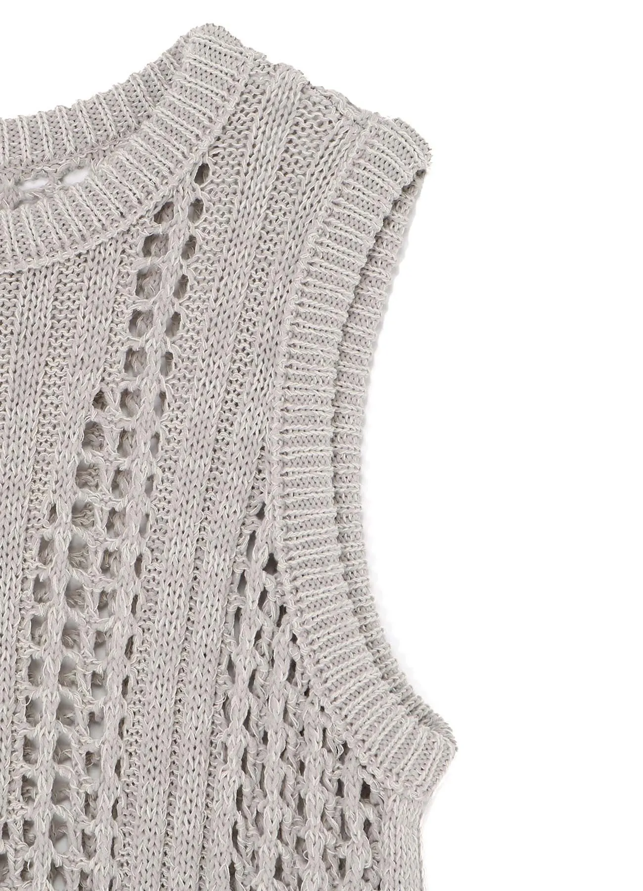 RIB STITCH/MESH SLEEVELESS DRESS sold by Yohji Yamamoto product image thumbnail 5