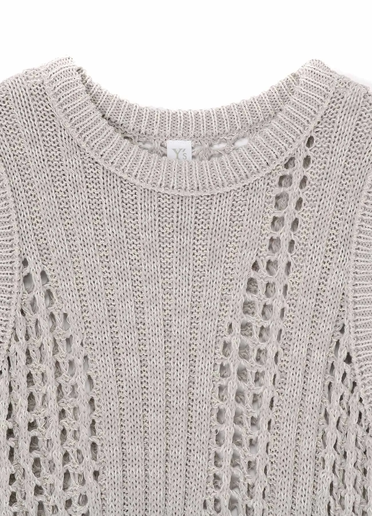 RIB STITCH/MESH SLEEVELESS DRESS sold by Yohji Yamamoto product image thumbnail 4