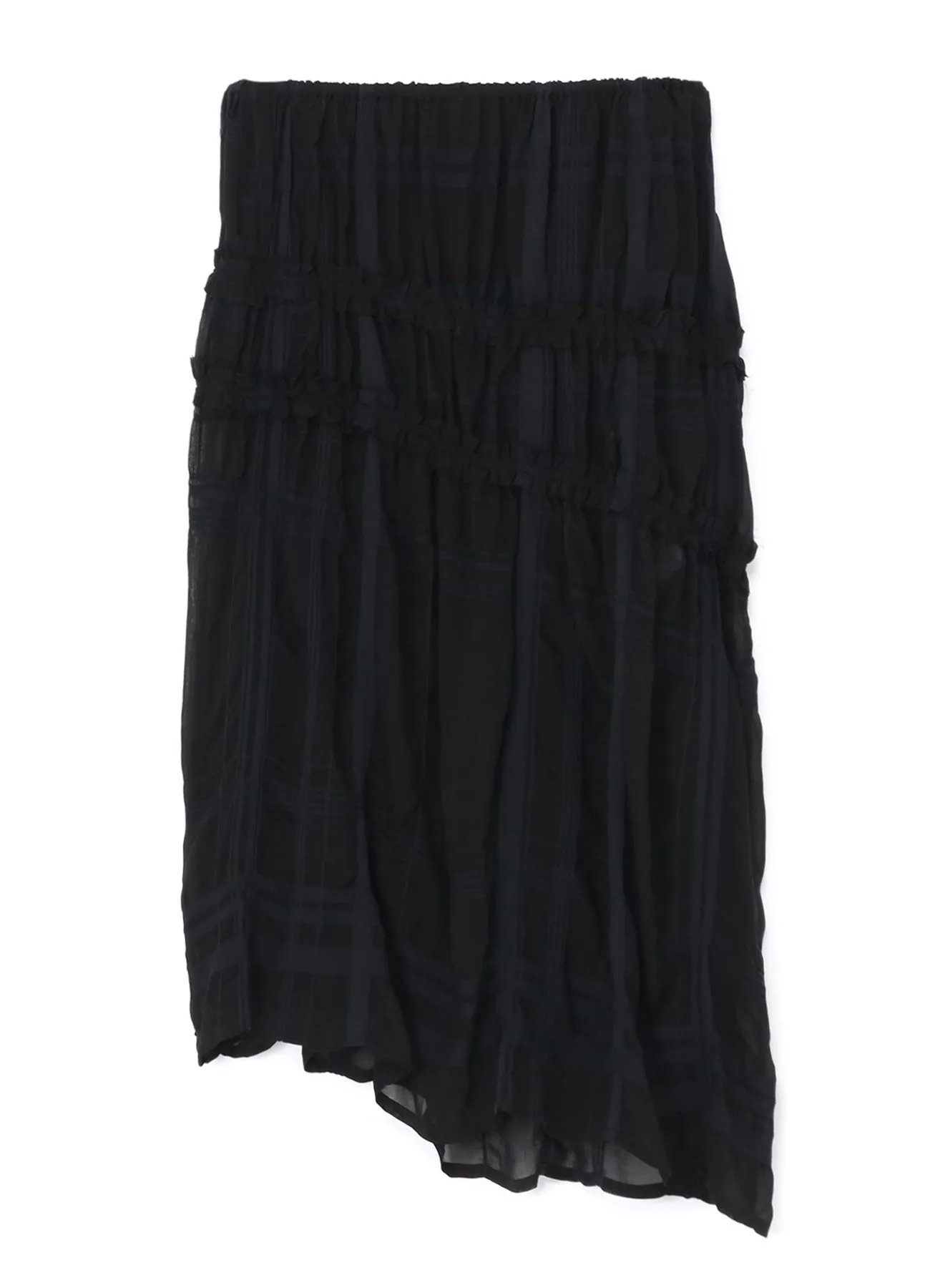 ASYMMETRIC GATHERED SKIRT sold by Yohji Yamamoto product image thumbnail 3