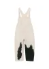 LINEN/COTTON OVERALLS WITH PARTIAL PINSTRIPE PATTERN sold by Yohji Yamamoto