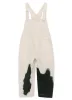 LINEN/COTTON OVERALLS WITH PARTIAL PINSTRIPE PATTERN sold by Yohji Yamamoto