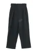 LINEN/COTTON PIN-STRIPE UNEVENLY DYED 2 PLEAT PANTS sold by Yohji Yamamoto