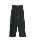 LINEN/COTTON PIN-STRIPE UNEVENLY DYED 2 PLEAT PANTS sold by Yohji Yamamoto