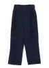 LINEN/COTTON PIN-STRIPE UNEVENLY DYED 2 PLEAT PANTS sold by Yohji Yamamoto