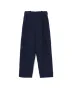 LINEN/COTTON PIN-STRIPE UNEVENLY DYED 2 PLEAT PANTS sold by Yohji Yamamoto