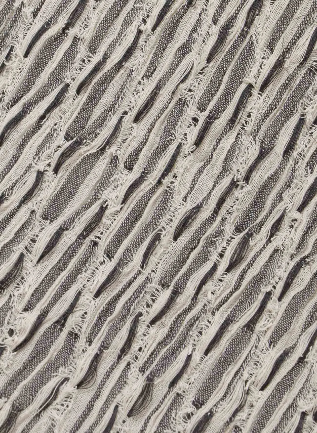 DIAGONAL PLAID STRIPE STOLE sold by Yohji Yamamoto product image thumbnail 5