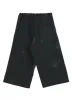 LINEN/COTTON PIN-STRIPED UNEVENLY DYED WIDE LEG PLEATED PANTS sold by Yohji Yamamoto