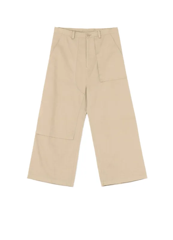 [Y's BORN PRODUCT] COTTON TWILL LONG STRAIGHT PANTS sold by Yohji Yamamoto
