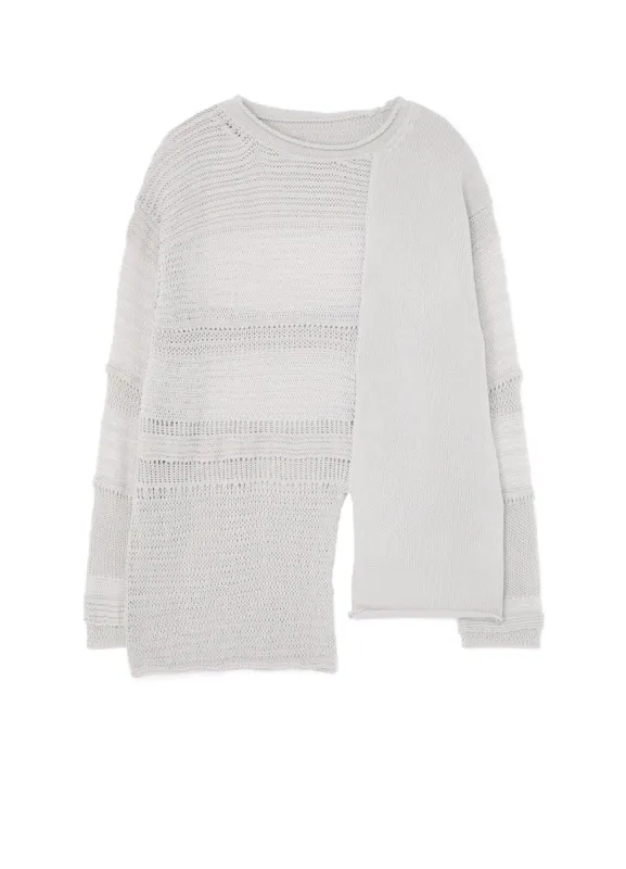 KNITTED PANEL PULLOVER sold by Yohji Yamamoto