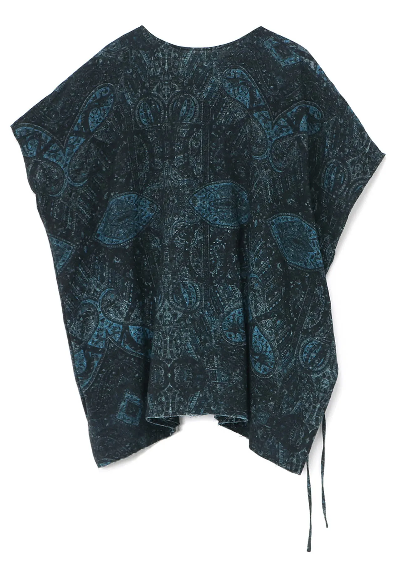 COTTON GAUZE BLOUSE WITH INDIAN JACQUARD PRINT sold by Yohji Yamamoto product image thumbnail 3