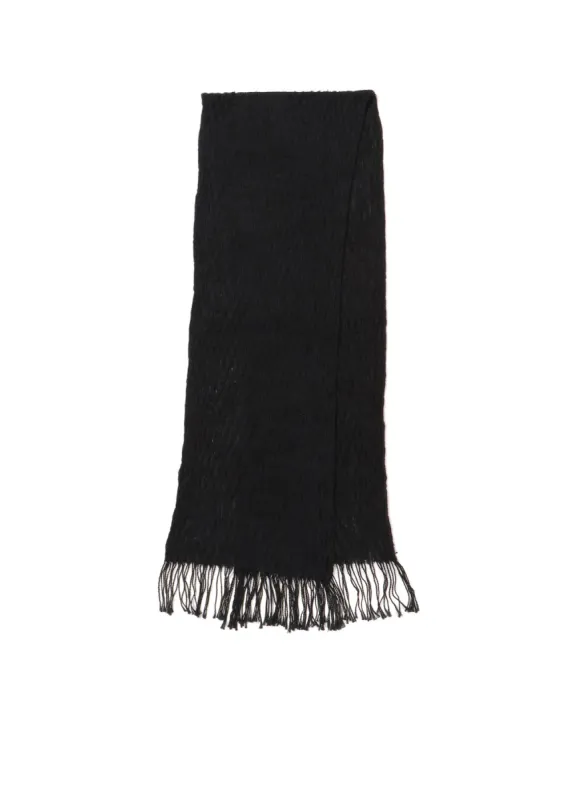 DIAGONAL PLAID STRIPE STOLE sold by Yohji Yamamoto