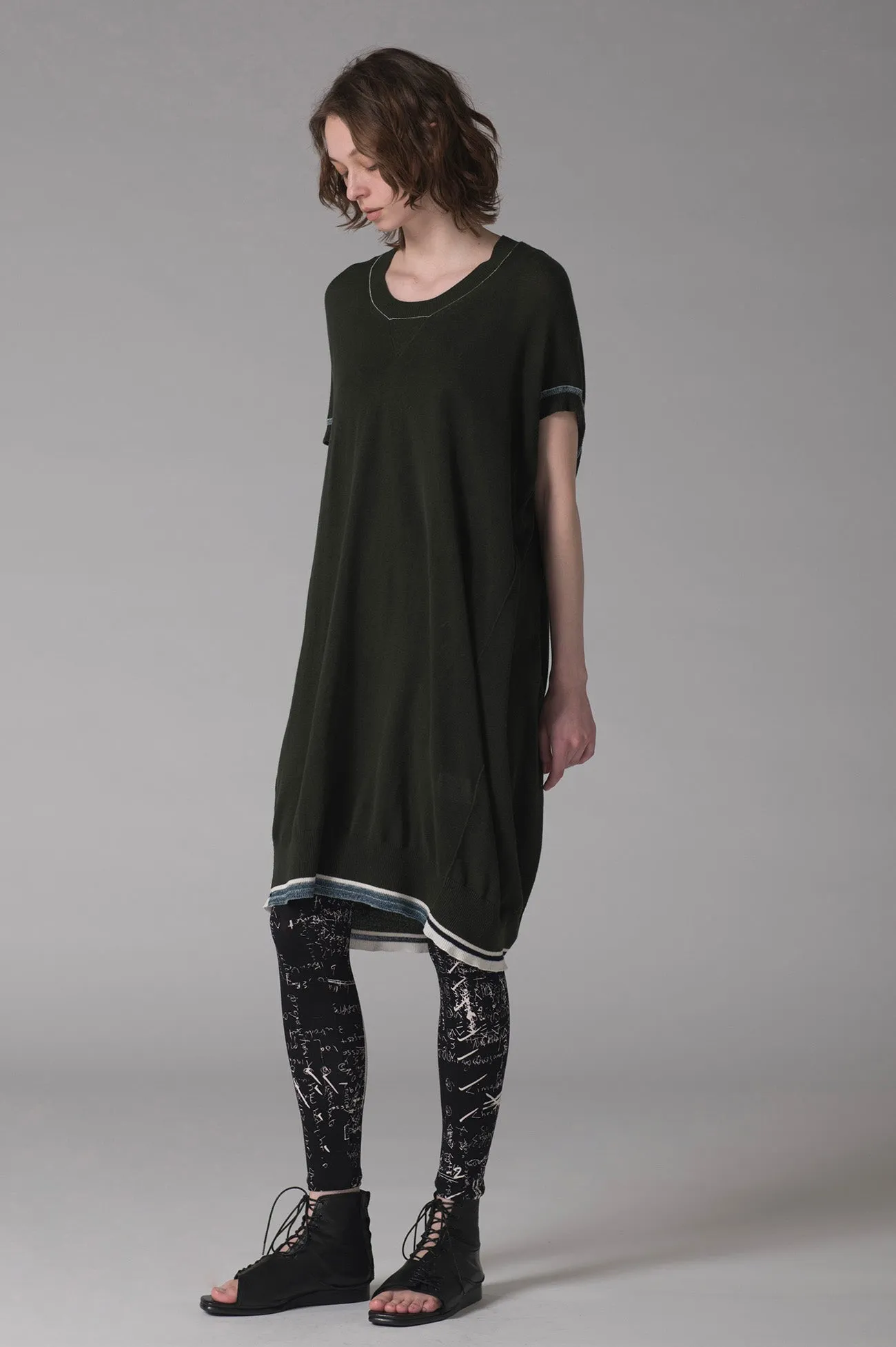 HIGH-TWIST PLAIN STITCH SLEEVELESS PULLOVER sold by Yohji Yamamoto product image thumbnail 5