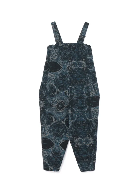 INDIAN JACQUARD PRINT OVERALLS sold by Yohji Yamamoto