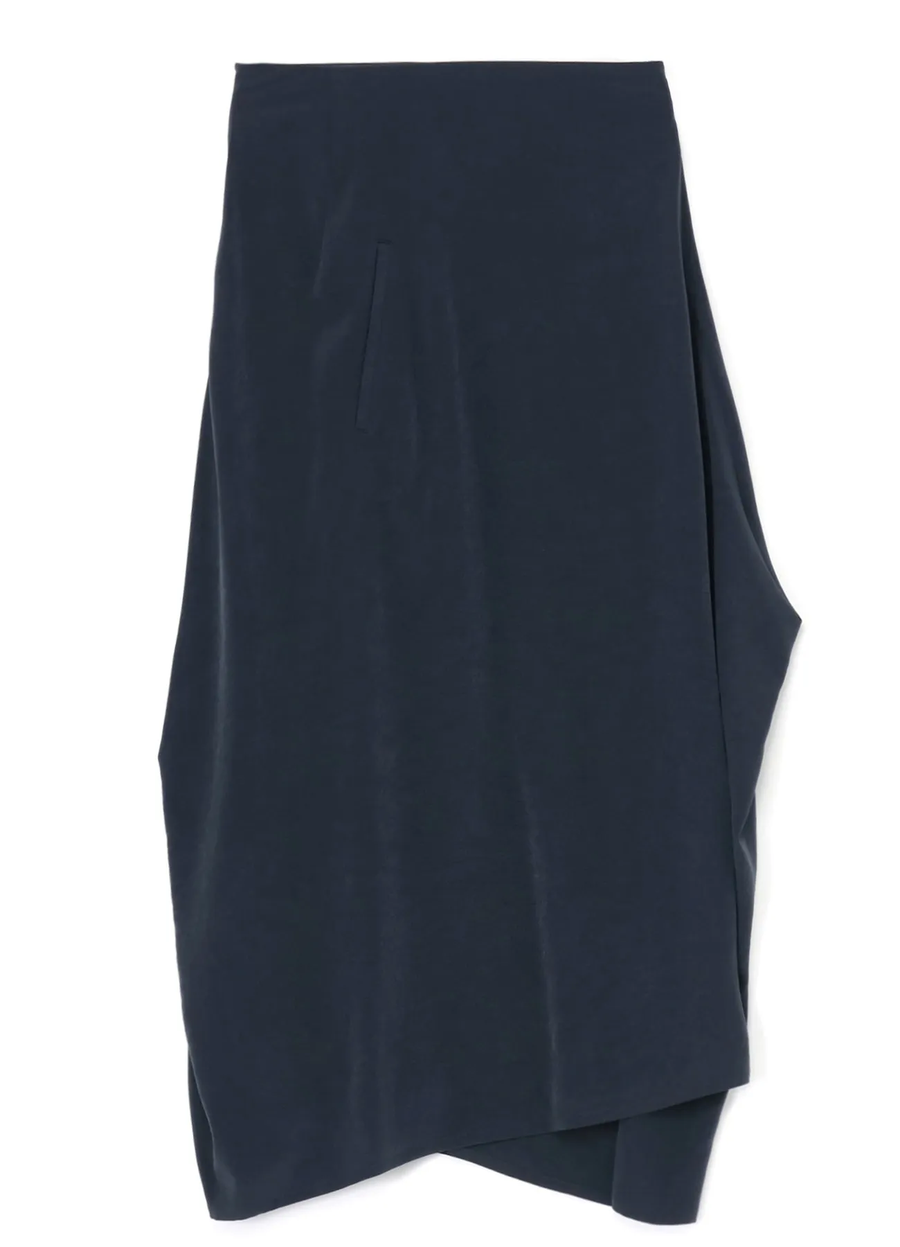 CREPE de CHINE PANEL TUCK FLARED SKIRT sold by Yohji Yamamoto product image thumbnail 2