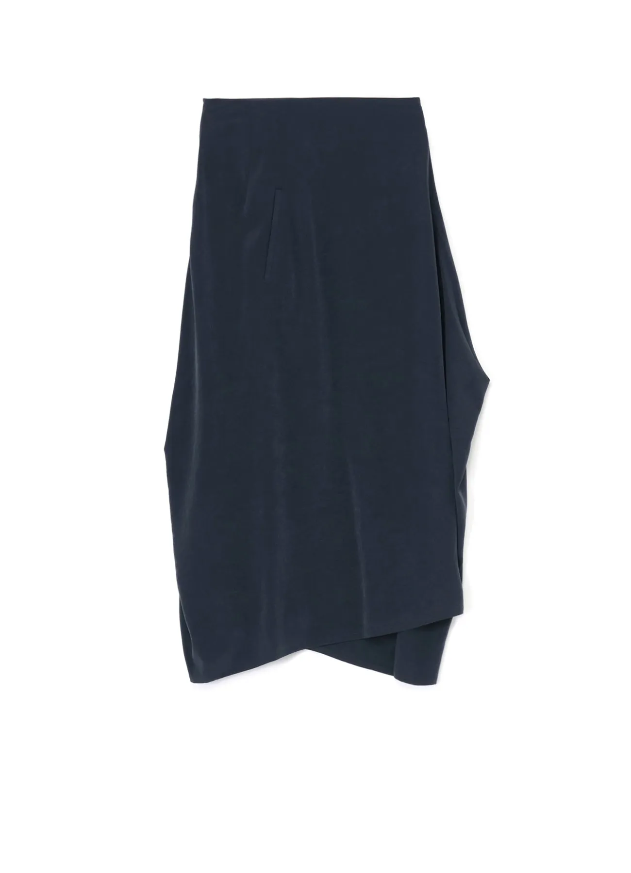 CREPE de CHINE PANEL TUCK FLARED SKIRT sold by Yohji Yamamoto