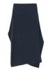 CREPE de CHINE PANEL TUCK FLARED SKIRT sold by Yohji Yamamoto