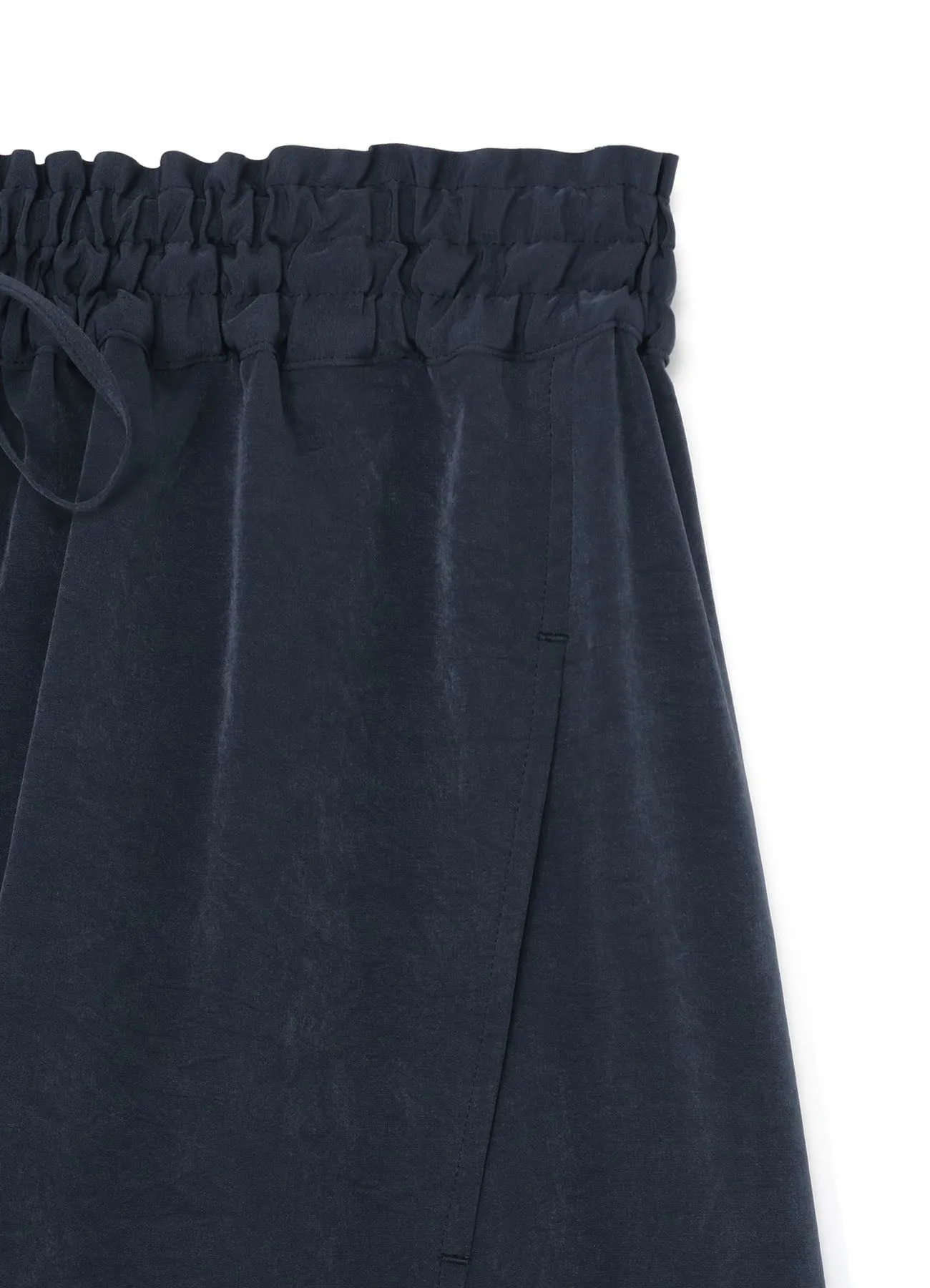 CREPE de CHINE RIGHT SIDE DOUBLED FLARE PANTS sold by Yohji Yamamoto product image thumbnail 4