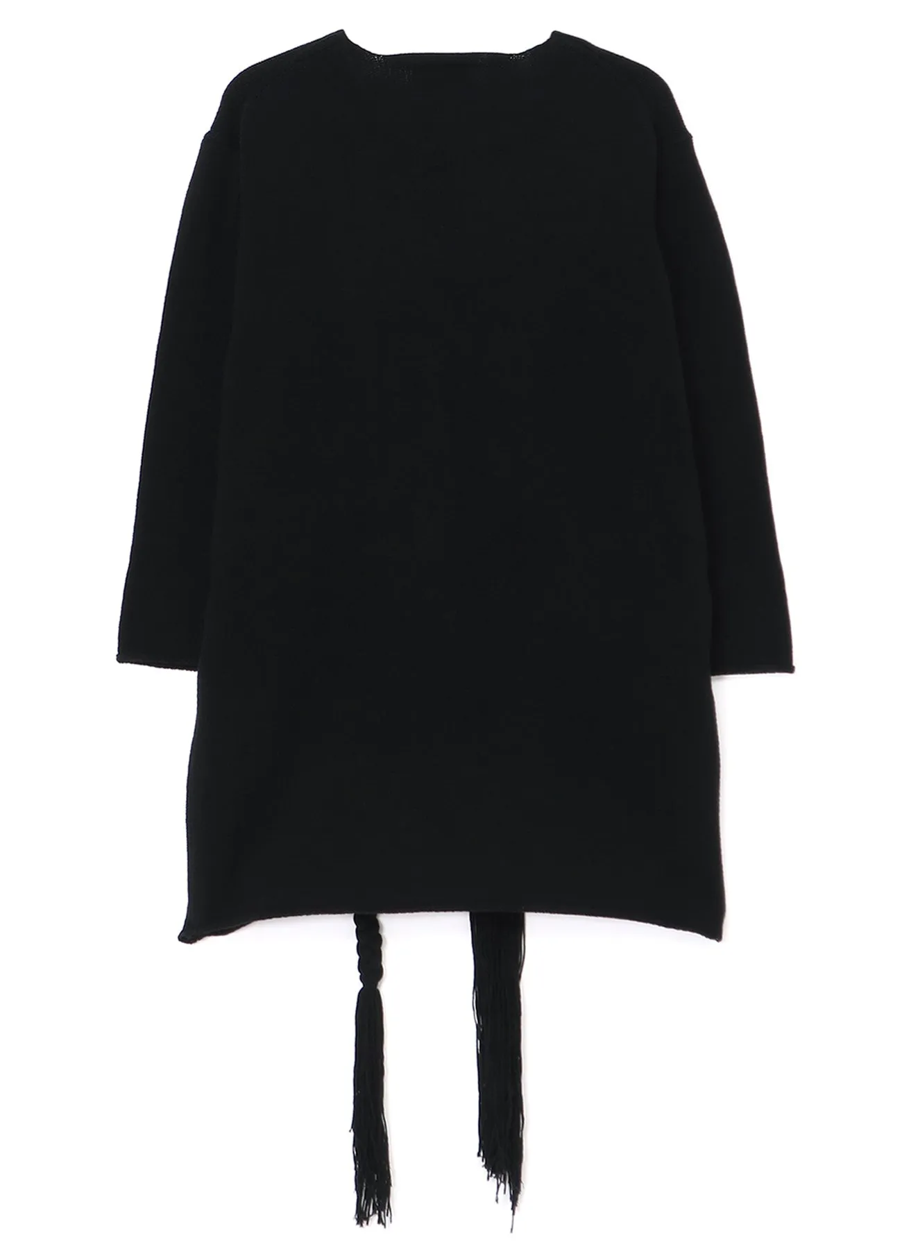 COTTON ACRYLIC INTARSIA JACQUARD PLAIN STITCH SKELETON PULLOVER sold by Yohji Yamamoto product image thumbnail 3