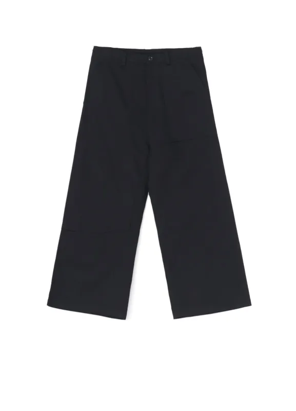 [Y's BORN PRODUCT] COTTON TWILL LONG STRAIGHT PANTS sold by Yohji Yamamoto