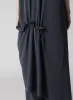 CREPE de CHINE HALF SLEEVE DRAPED DRESS sold by Yohji Yamamoto