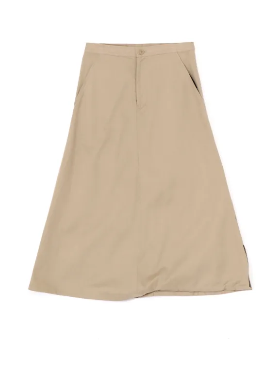 [Y's BORN PRODUCT] COTTON TWILL SKIRT PANTS sold by Yohji Yamamoto