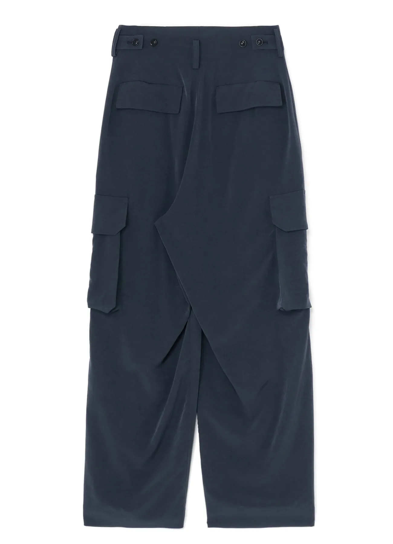 CREPE de CHINE CARGO PANTS sold by Yohji Yamamoto product image thumbnail 3