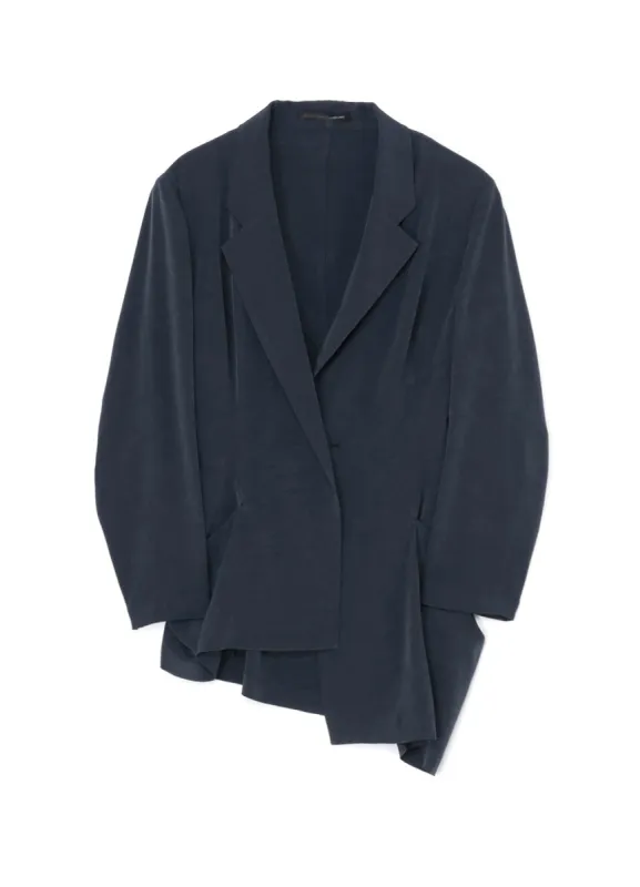 CREPE de CHINE ASYMMETRIC JACKET sold by Yohji Yamamoto