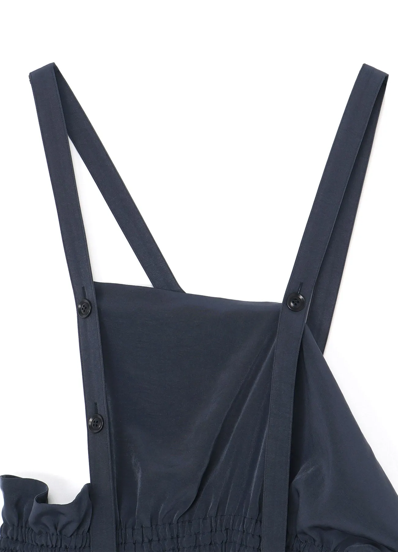 CREPE de CHINE GATHERED JUMPER DRESS sold by Yohji Yamamoto product image thumbnail 4