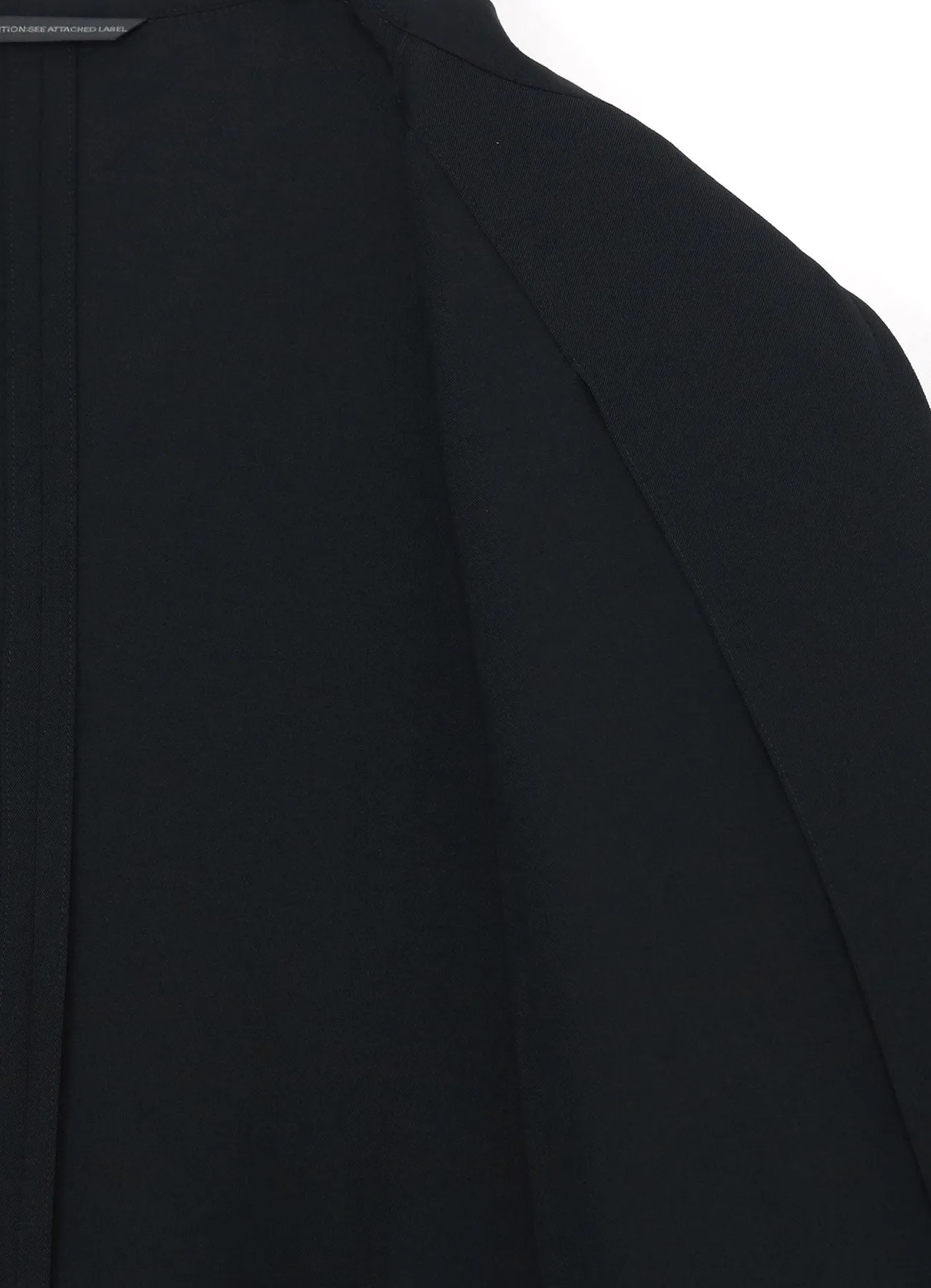 WOOL GABARDINE HOODIE COAT sold by Yohji Yamamoto product image thumbnail 4