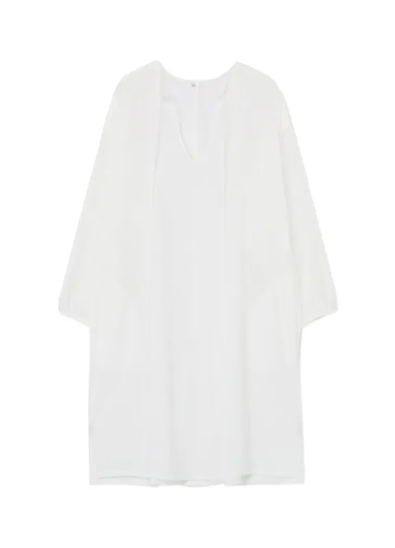 POWDER SNOW WASH COTTON TUNIC DRESS sold by Yohji Yamamoto