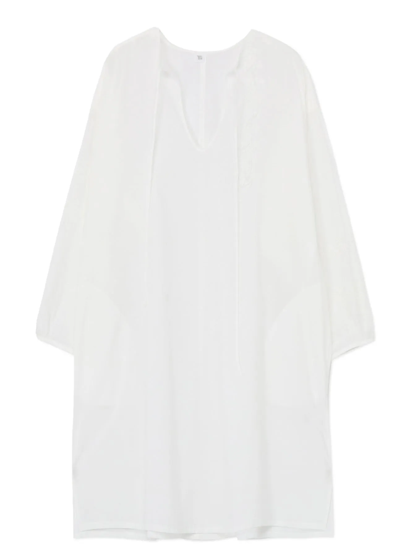 POWDER SNOW WASH COTTON TUNIC DRESS sold by Yohji Yamamoto product image thumbnail 2