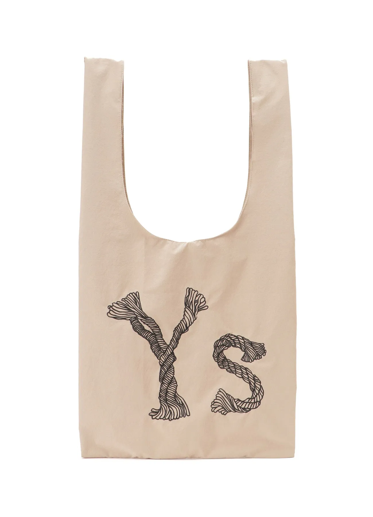 Y's EMBROIDERY TAFFETA PACKABLE TOTE BAG sold by Yohji Yamamoto