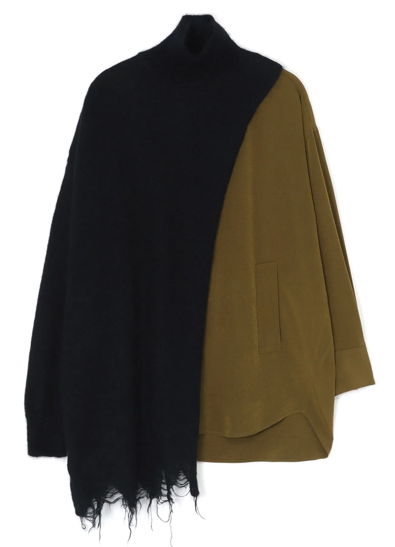 MOHAIR BLEND TURTLENECK sold by Yohji Yamamoto product image thumbnail 2